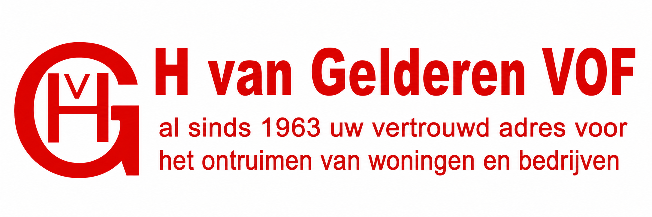 H van Gelderen VOF - al sinds 1963 uw vertrouwd adres voor het ontruimen van woningen en bedrijven